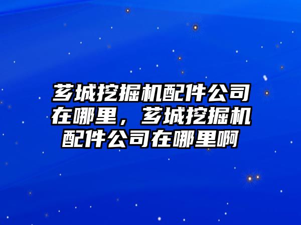 薌城挖掘機配件公司在哪里，薌城挖掘機配件公司在哪里啊