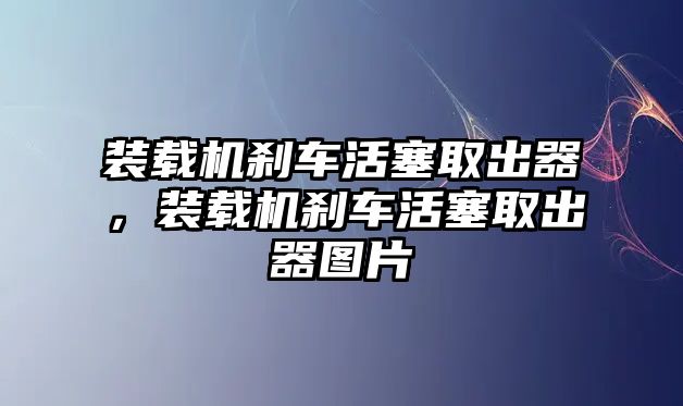 裝載機(jī)剎車活塞取出器，裝載機(jī)剎車活塞取出器圖片