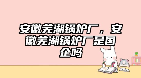 安徽蕪湖鍋爐廠，安徽蕪湖鍋爐廠是國企嗎