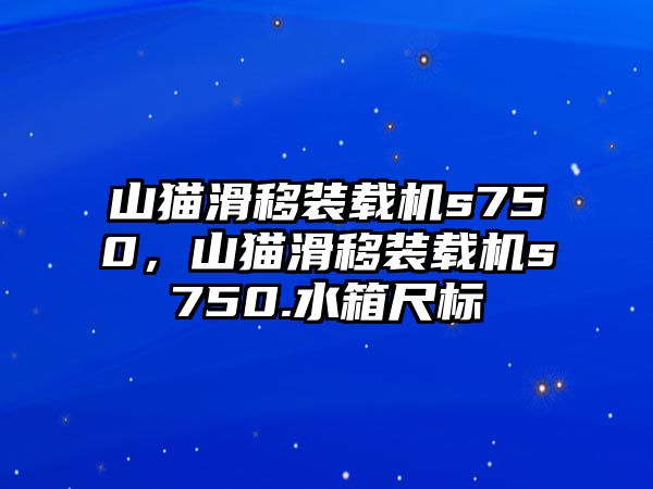 山貓滑移裝載機(jī)s750，山貓滑移裝載機(jī)s750.水箱尺標(biāo)