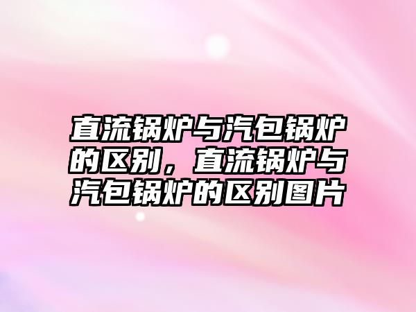 直流鍋爐與汽包鍋爐的區別，直流鍋爐與汽包鍋爐的區別圖片