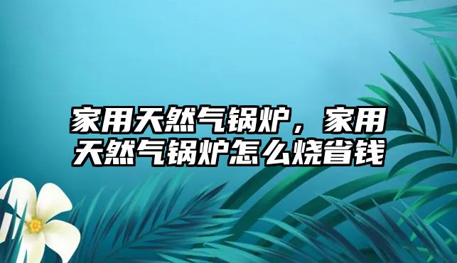 家用天然氣鍋爐，家用天然氣鍋爐怎么燒省錢