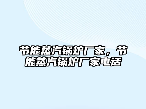 節能蒸汽鍋爐廠家，節能蒸汽鍋爐廠家電話