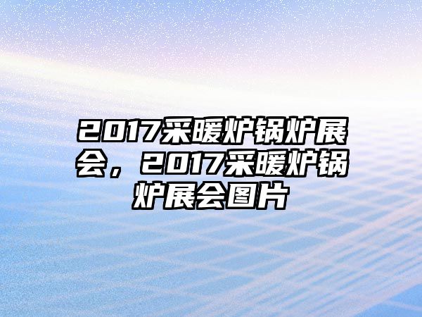 2017采暖爐鍋爐展會，2017采暖爐鍋爐展會圖片