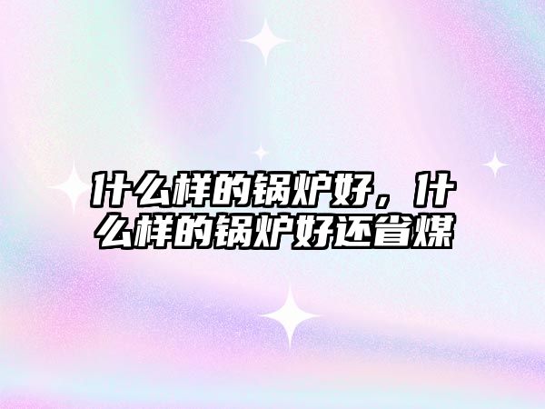 什么樣的鍋爐好，什么樣的鍋爐好還省煤