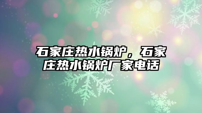 石家莊熱水鍋爐，石家莊熱水鍋爐廠家電話