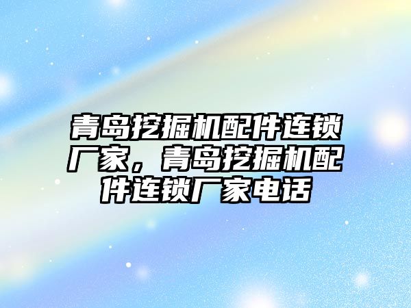 青島挖掘機配件連鎖廠家，青島挖掘機配件連鎖廠家電話