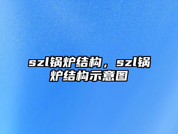 szl鍋爐結構，szl鍋爐結構示意圖