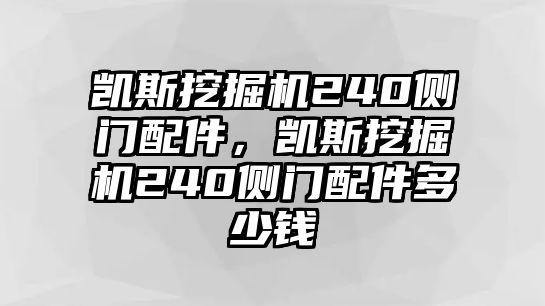 凱斯挖掘機240側(cè)門配件，凱斯挖掘機240側(cè)門配件多少錢