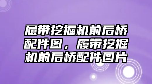 履帶挖掘機前后橋配件圖，履帶挖掘機前后橋配件圖片