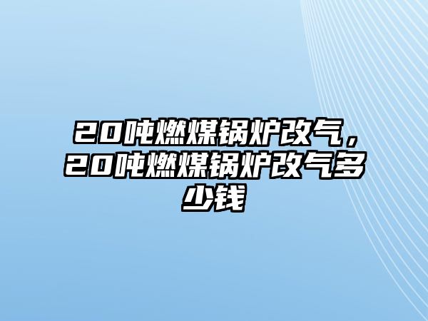 20噸燃煤鍋爐改氣，20噸燃煤鍋爐改氣多少錢(qián)