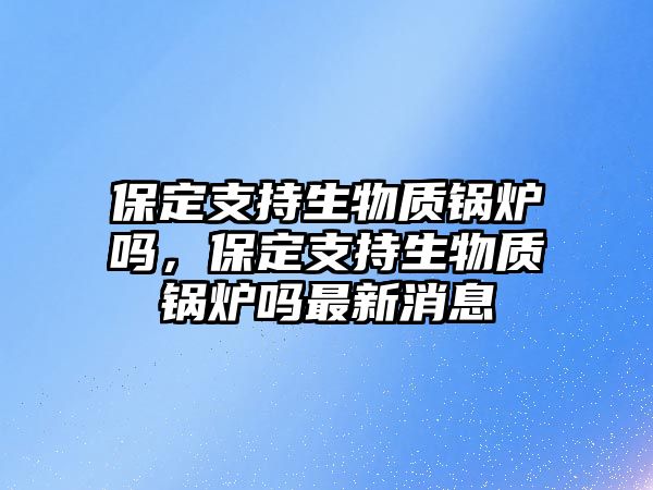 保定支持生物質鍋爐嗎，保定支持生物質鍋爐嗎最新消息