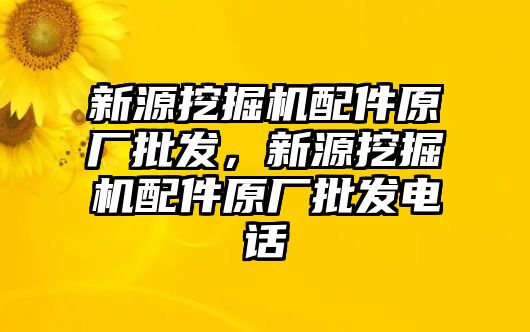 新源挖掘機配件原廠批發，新源挖掘機配件原廠批發電話