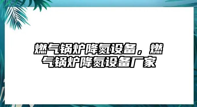 燃?xì)忮仩t降氮設(shè)備，燃?xì)忮仩t降氮設(shè)備廠家