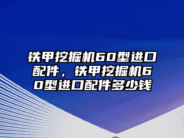 鐵甲挖掘機(jī)60型進(jìn)口配件，鐵甲挖掘機(jī)60型進(jìn)口配件多少錢(qián)