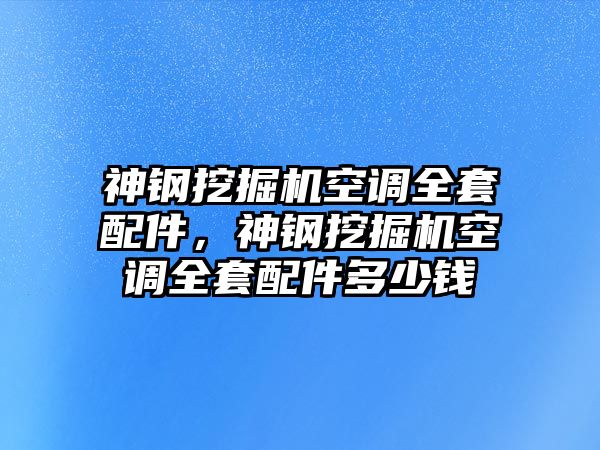 神鋼挖掘機(jī)空調(diào)全套配件，神鋼挖掘機(jī)空調(diào)全套配件多少錢(qián)