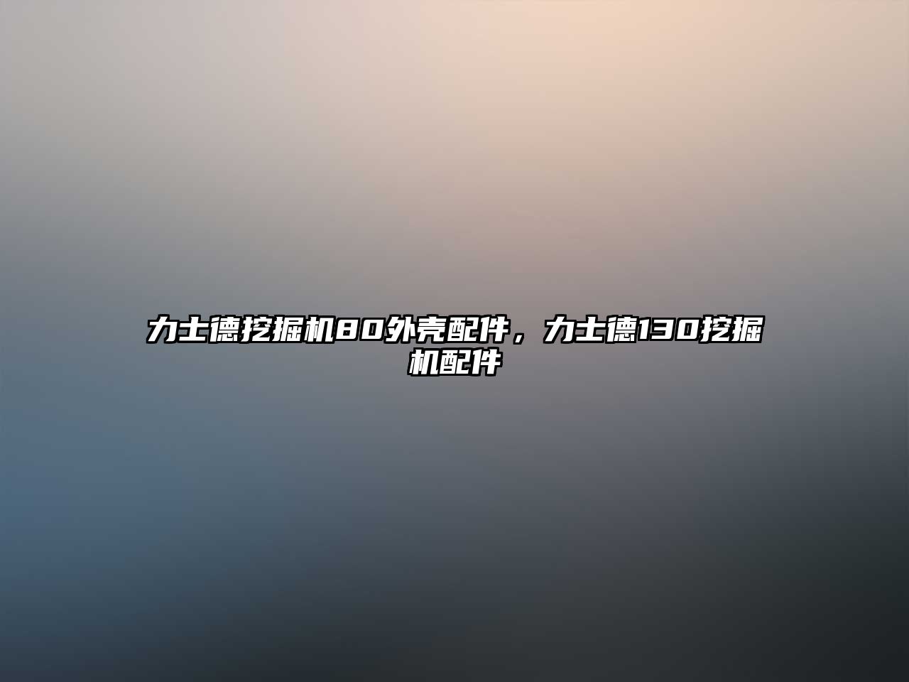 力士德挖掘機80外殼配件，力士德130挖掘機配件