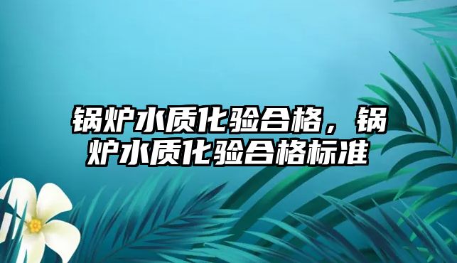 鍋爐水質化驗合格，鍋爐水質化驗合格標準