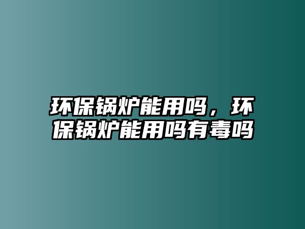 環保鍋爐能用嗎，環保鍋爐能用嗎有毒嗎