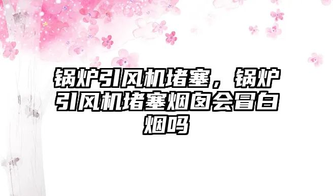 鍋爐引風機堵塞，鍋爐引風機堵塞煙囪會冒白煙嗎