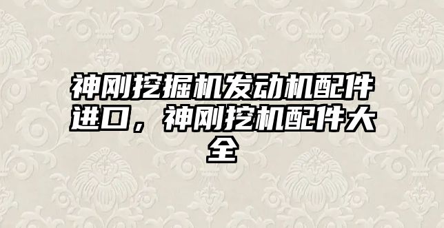 神剛挖掘機發(fā)動機配件進口，神剛挖機配件大全