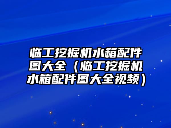 臨工挖掘機(jī)水箱配件圖大全（臨工挖掘機(jī)水箱配件圖大全視頻）