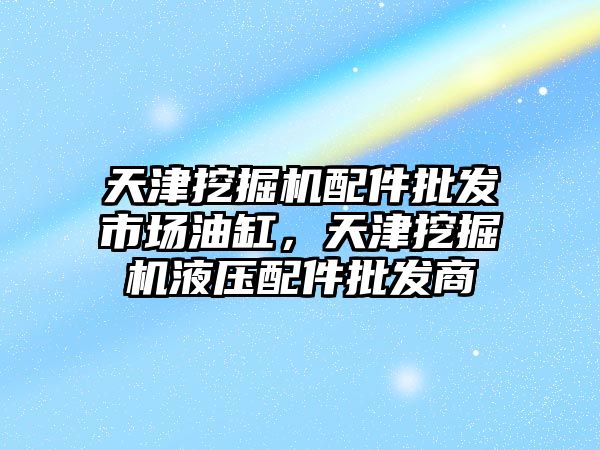 天津挖掘機配件批發市場油缸，天津挖掘機液壓配件批發商