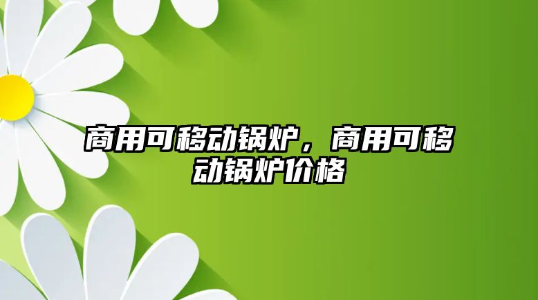 商用可移動鍋爐，商用可移動鍋爐價格