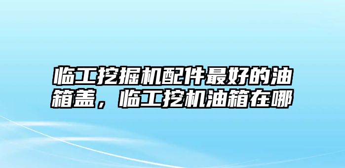 臨工挖掘機配件最好的油箱蓋，臨工挖機油箱在哪